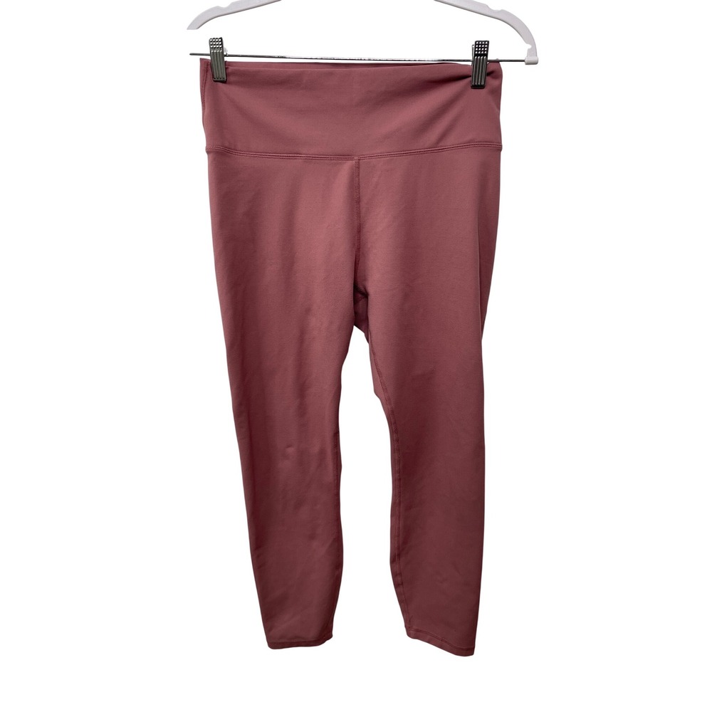Fabletics Define High Waisted Capri Leggings Pink Rose Activewear Workout M